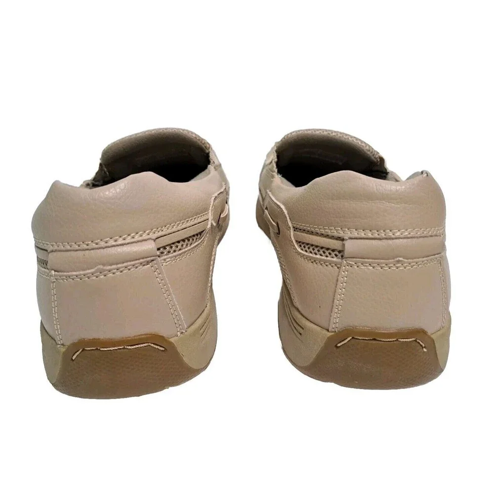 Dr. Scholl’s Men's Size 11 D Beige Slip On Casual Loafers Boat Shoes
